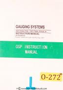 Okuma-Okuma OSP-P200L/P20L, OSP-P200L-R-P20L-R, Gauging Systems Programming Manual-OSP-20L-R-OSP-P200L-OSP-P200L-R-01